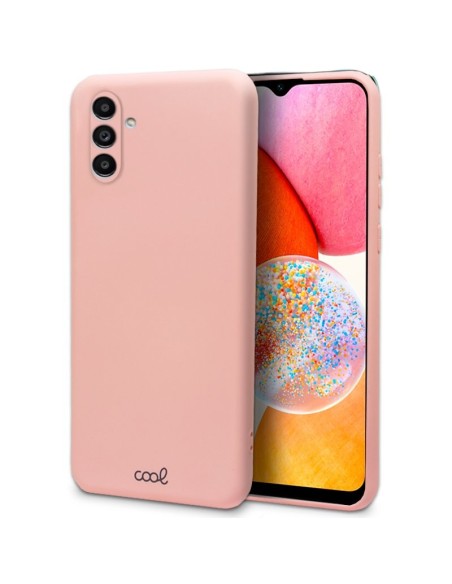 Carcasa TPU cama tela Samsung A145 Galaxy A14 / A14 5G rosa