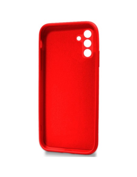 Carcasa TPU cama tela Samsung A145 Galaxy A14 / A14 5G roja