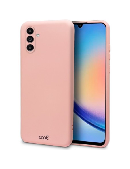 Carcasa TPU cama tela Samsung A346 Galaxy A34 5G rosa