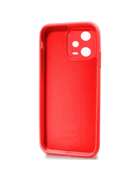 Carcasa TPU cama tela Xiaomi Redmi Note 12 Pro Plus 5G roja