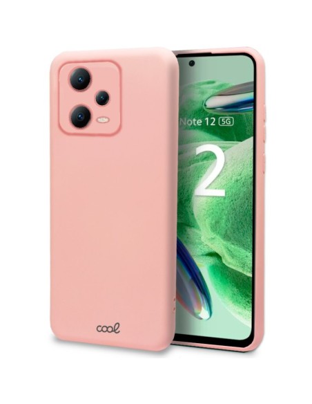 Carcasa TPU cama tela Xiaomi Redmi Note 12 5G / Poco X5 5G rosa