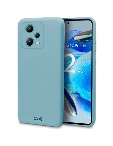 Carcasa TPU cama tela Xiaomi Redmi Note 12 Pro 5G azul celeste