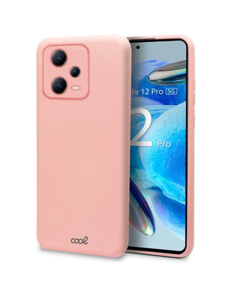 Carcasa TPU cama tela Xiaomi Redmi Note 12 Pro 5G rosa