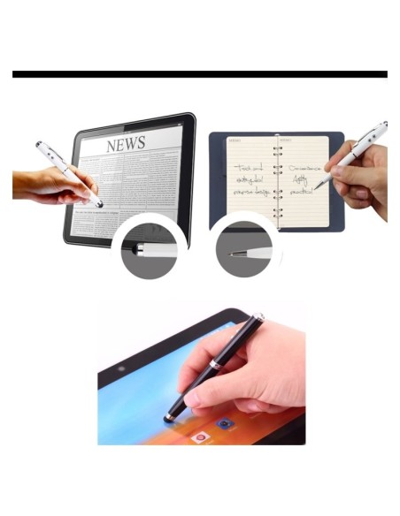 Puntero bolígrafo COOL universal láser plateado