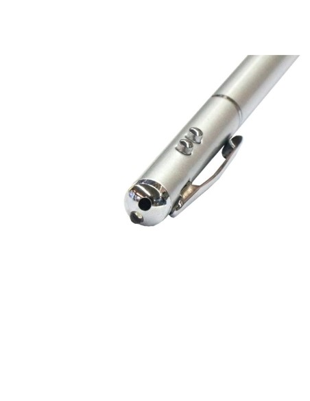 Puntero bolígrafo COOL universal láser plateado