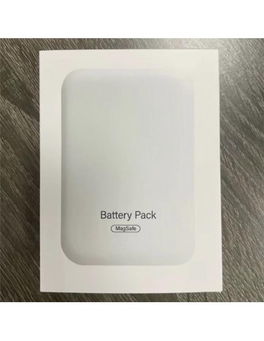 Batería externa universal magnética Power Bank Qi 5000 mAh blanca