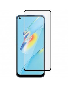 Protector pantalla vidrio templado Oppo A54 4G negro (Pegado total 3D)