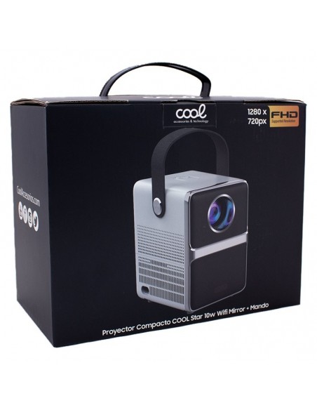 Proyector compacto 2.500 lúmenes COOL Star con altavoz Integrado 10W + HDMI / USB + Wifi Cast