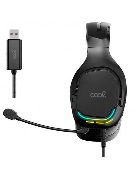 Auriculares estéreo PC / PS4 / PS5 / Xbox Gaming Led RGB COOL Tuned USB 7.1
