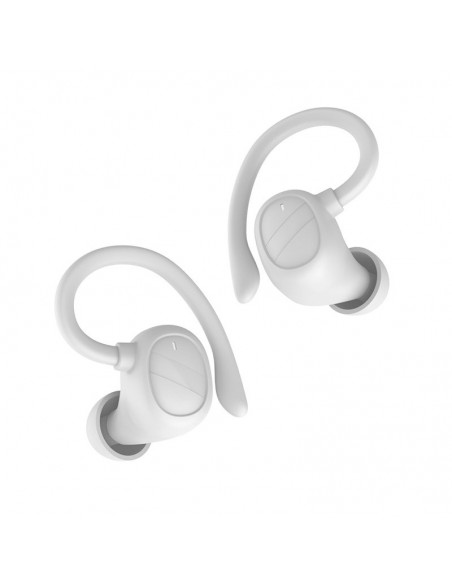 Auriculares estéreo Bluetooth Earbuds inalámbricos COOL Fit Sport blancos