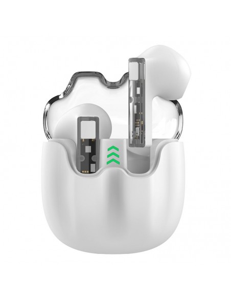 Auriculares estéreo Bluetooth Dual Pod Earbuds COOL Vision blancos