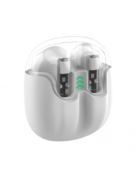 Auriculares estéreo Bluetooth Dual Pod Earbuds COOL Vision blancos