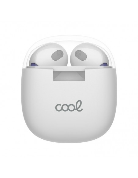Auriculares estéreo Bluetooth Dual Pod Earbuds COOL Vision blancos