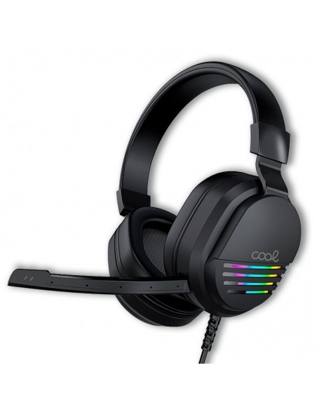 Auriculares estéreo PC / PS4 / PS5 / Xbox Gaming COOL Nitro Iluminación + Adapt. Audio