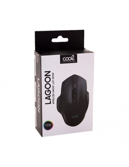 Ratón inalámbrico + Bluetooth 2 en 1 recargable Gaming LED RGB COOL Lagoon