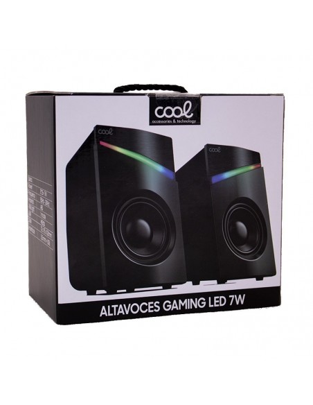 Equipo altavoces de juego para PC Gaming LED USB COOL 7W