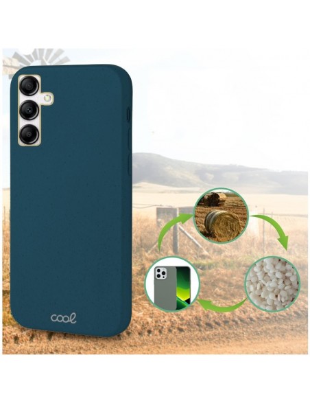 Carcasa biodegradable Samsung A145 Galaxy A14 / A14 5G PBAT ecológico azul