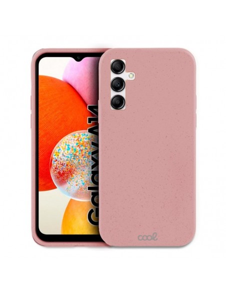 Carcasa biodegradable Samsung A145 Galaxy A14 / A14 5G PBAT ecológico rosa