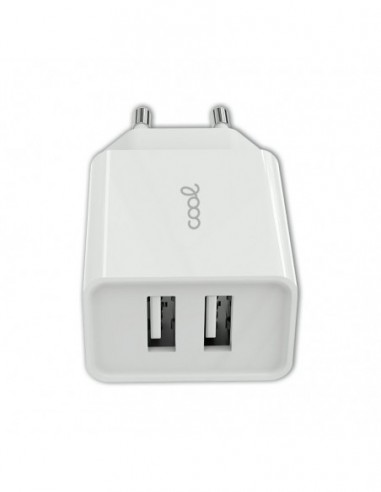 Cargador red universal doble toma USB...