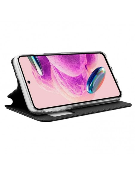 Funda libro soporte TPU Xiaomi Redmi Note 12S negra