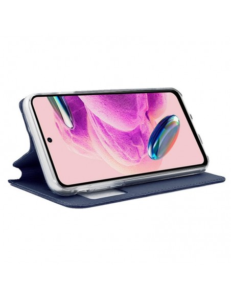 Funda libro soporte TPU Xiaomi Redmi Note 12S azul