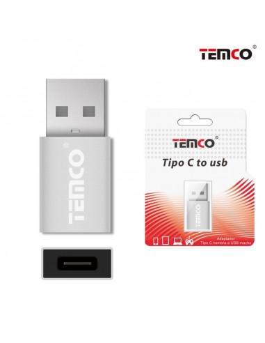 Adaptador conector USB tipo C a USB A...