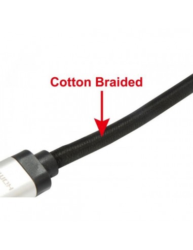 Cable HDMI macho a HDMI macho 2,1 universal 8K (2 m) Equip negro