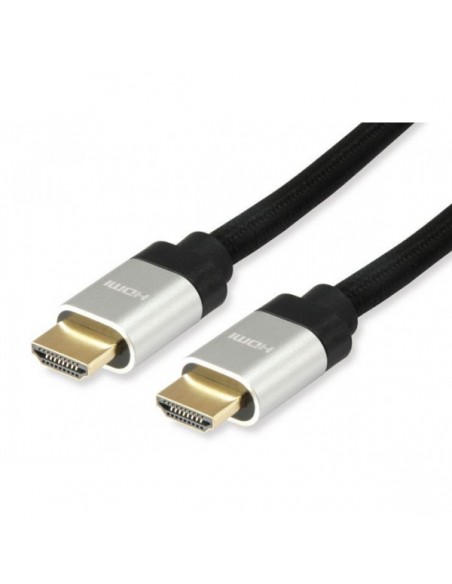 Cable HDMI macho a HDMI macho 2,1 universal 8K (2 m) Equip negro