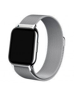 Correa universal 20mm Amazfit Bip / GTS / Bip Lite / Huawei / Samsung / Cool Oslo metal plata 2