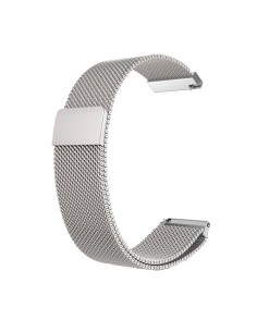 Correa universal 20mm Amazfit Bip / GTS / Bip Lite / Huawei / Samsung / Cool Oslo metal plata