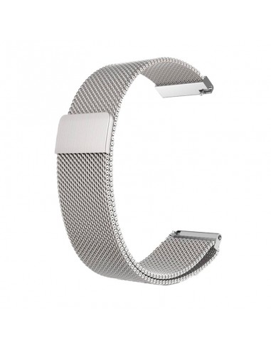 Correa universal 20mm Amazfit Bip / GTS / Bip Lite / Huawei / Samsung / Cool Oslo metal plata