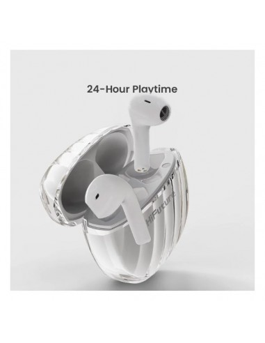 Auriculares bluetooth estéreo HiFuture FlyBuds 3 blancos (Milky White)