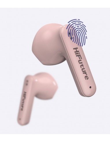 Auriculares bluetooth estéreo HiFuture ColorBuds 2 rosas (Pink)