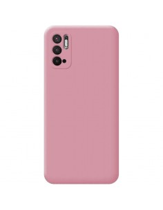 Carcasa TPU cama tela Xiaomi Redmi Note 10 5G / Poco M3 Pro 5G rosa palo 2