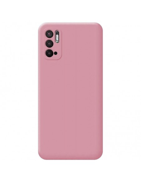 Carcasa TPU cama tela Xiaomi Redmi Note 10 5G / Poco M3 Pro 5G rosa palo