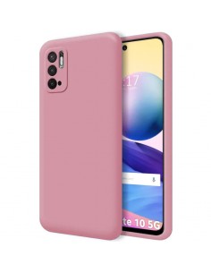 Carcasa TPU cama tela Xiaomi Redmi Note 10 5G / Poco M3 Pro 5G rosa palo