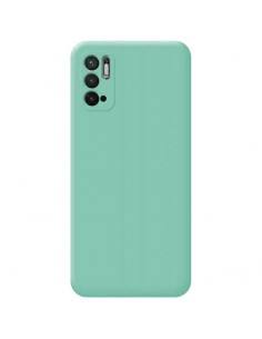 Carcasa TPU cama tela Xiaomi Redmi Note 10 5G / Poco M3 Pro 5G verde menta 2