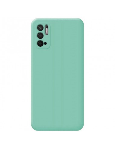 Carcasa TPU cama tela Xiaomi Redmi Note 10 5G / Poco M3 Pro 5G verde menta