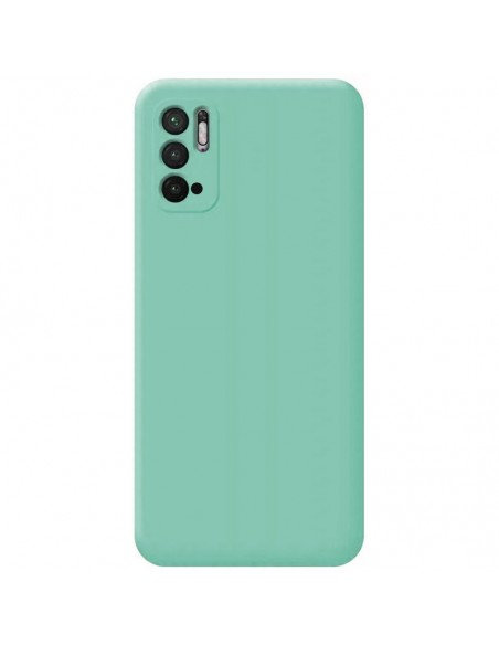 Carcasa TPU cama tela Xiaomi Redmi Note 10 5G / Poco M3 Pro 5G verde menta