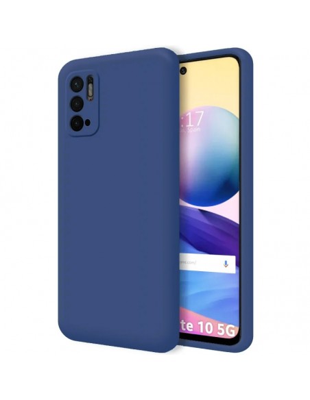 Carcasa TPU cama tela Xiaomi Redmi Note 10 5G / Poco M3 Pro 5G azul marino