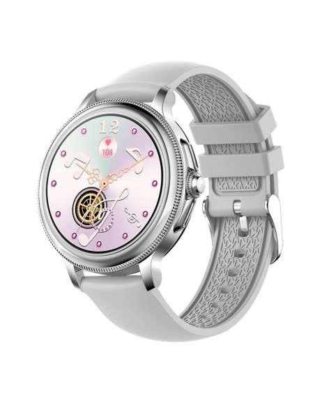 Reloj Smartwatch COOL Dover gris (Llamadas, Salud, Deporte, correas de metal y silicona)