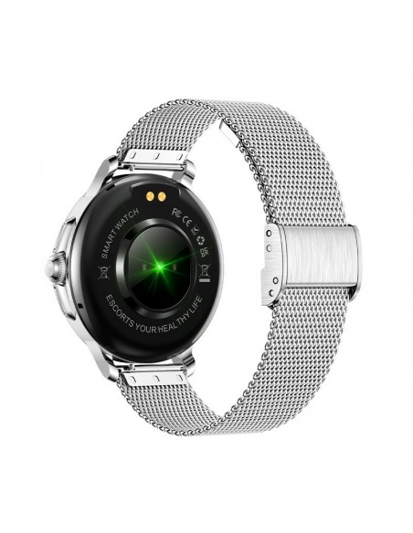 Reloj Smartwatch COOL Dover gris (Llamadas, Salud, Deporte, correas de metal y silicona)