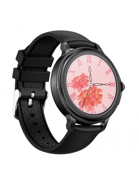 Reloj Smartwatch COOL Dover negro (Llamadas, Salud, Deporte, correas de metal y silicona)