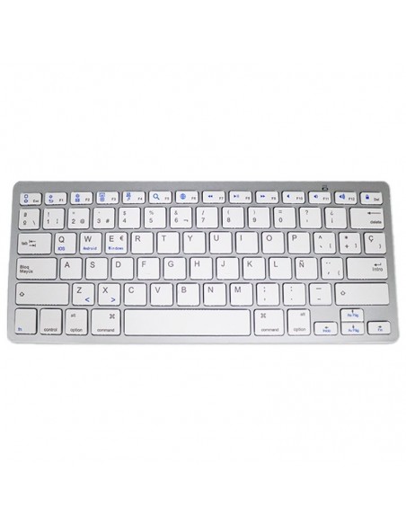 Teclado extrafino Bluetooth COOL blanco (Español)