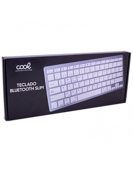 Teclado extrafino Bluetooth COOL blanco (Español)