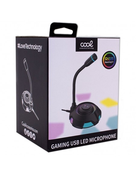 Micrófono de juego COOL Gaming USB Led RGB