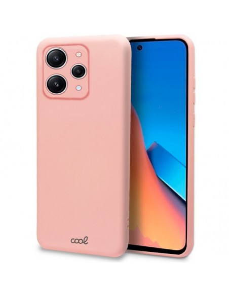 Carcasa TPU cama tela Xiaomi Redmi 12 rosa