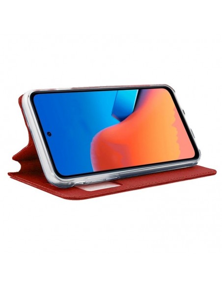 Funda libro soporte TPU Xiaomi Redmi 12 roja