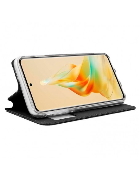 Funda libro soporte TPU Oppo Reno 8T negra