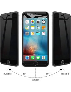 Protector pantalla vidrio templado iPhone 7 / iPhone 8 (Full 3D negro) 2